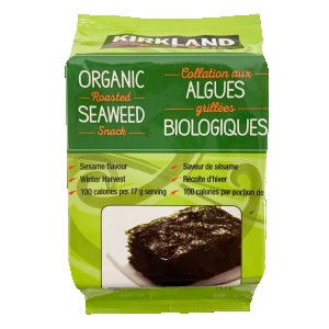 Kirkland Signature Organic Roasted Seaweed Snack